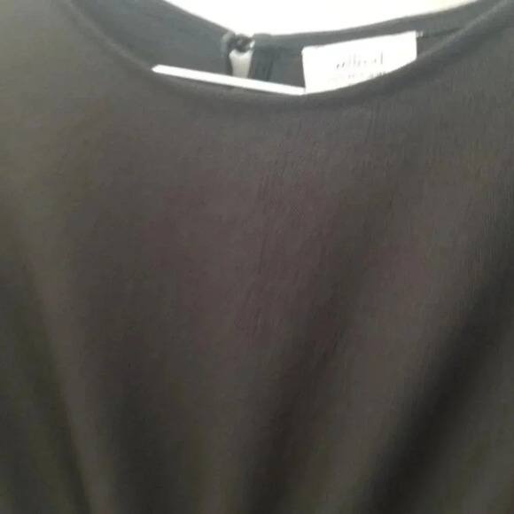 Aritzia Wilfred Black Grignard Romper Long Sleeve Scoop Neck Playsuit XS - Picture 8 of 14